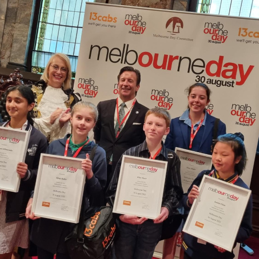 Junior Lord Mayor of Melbourne Competition finalists 2022