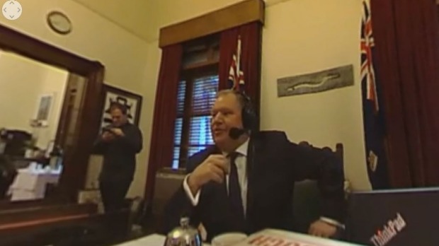 Robert Doyle on air on Melbourne Day